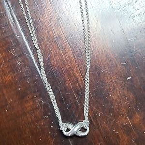 Authentic Tiffany infinity necklace